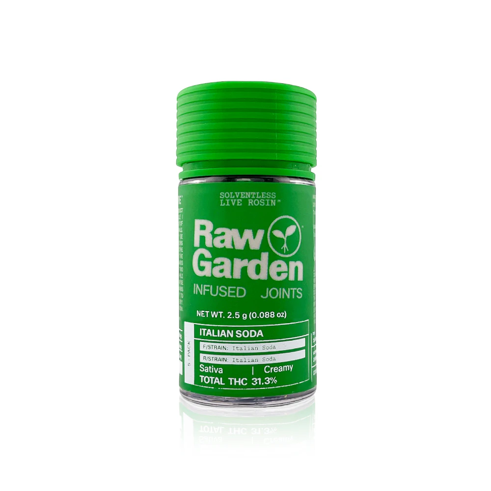Raw Garden - RAW GARDEN - Infused Preroll - Italian Soda - 5 Pack - 2.5G Main Image