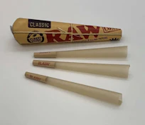 Raw | Classic | Pre-Roll Cones | Classic 1 1/4 | 6pk
