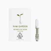 RAW GARDEN - Cartridge - Sunshine Gas - 1:1 CBD:THC - Live Resin - 1G