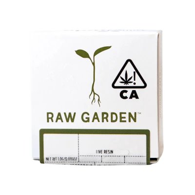 Apple Fritter #74 Live Resin 1g concentrate by Raw Garden, available at From The Earth Santa Ana