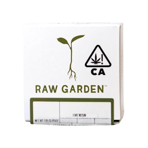 RAW GARDEN - OG SQUEEZE LIVE BADDER 1G - RAW GARDEN