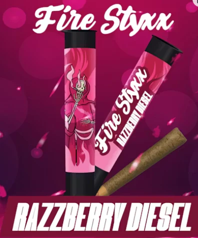 Glorious Cannabis Company - 1G Fire Styxx | Razzberry Diesel | Glorious Cannabis Co. Main Image