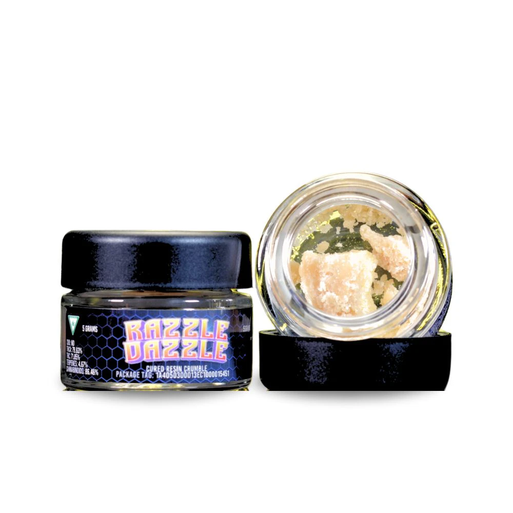 Cannabee Extracts - Razzle Dazzle 5g Cured Resin Terp Crumble Baller Jar - CANNABEE EXTRACTS Main Image