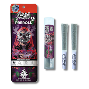 SMOKEN PROMISES - [Smoken Promises] Pre Roll 2 Pack - 1g - Raspberry Reaper (I/H)