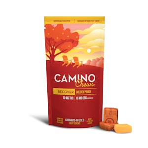 CAMINO - Camino Chews | Golden Peach 1:1 (THC:CBG) | 100mg