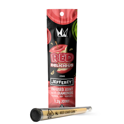 West Coast Cure - WCC Jefferey Red Delicious infused preroll (H) 1.2g Main Image