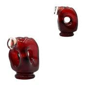 Napglass - Red Triple Doughnut Pivot