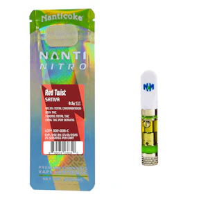 Nanti Nitro - Red Twist | Vape cart 510 | 0.5g x 1pk | Nanti Nitro