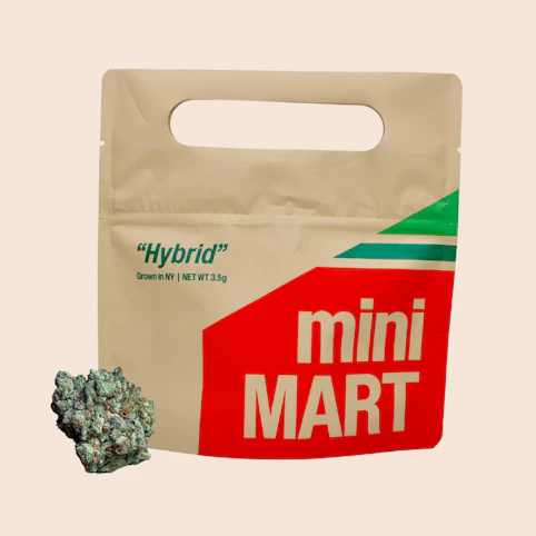 Mini MART - Red Velvet -Hybrid- 21.21% THC | 3.5g Bag (Flower) | MiniMart   -p10