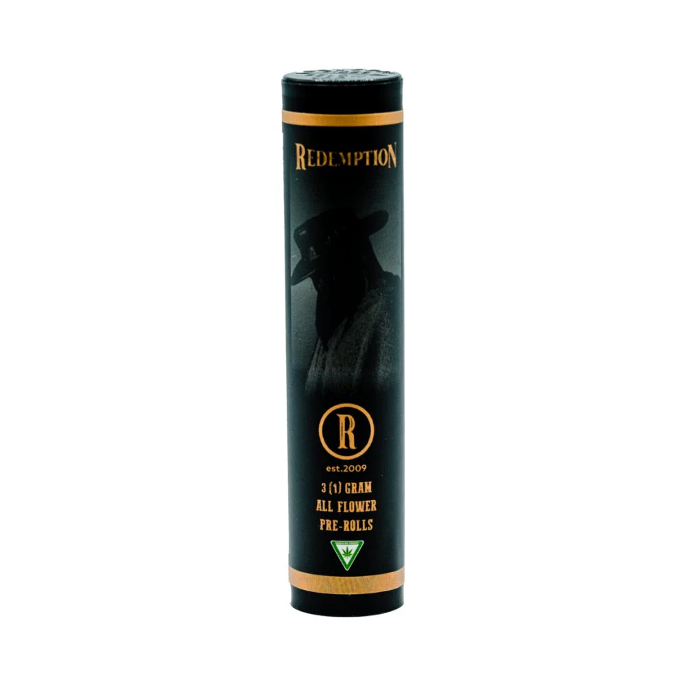 Redemption - Wild Cherry 3pk Prerolls (3g total/1g each) - REDEMPTION Main Image