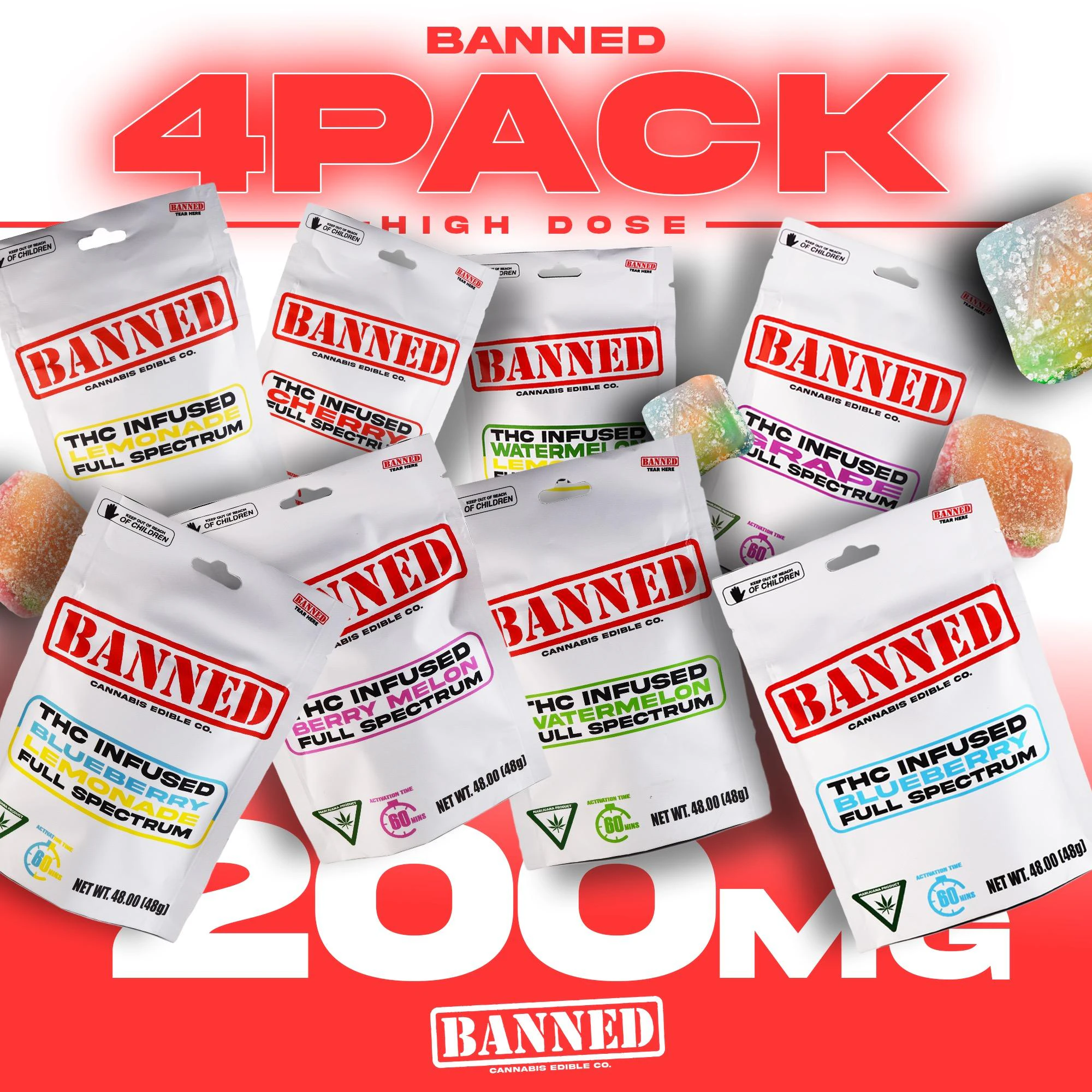 Banned - Banned - Blueberry Lemonade - 200mg Main Image