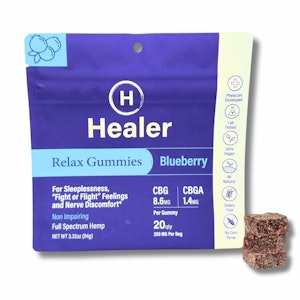 HEALER - Healer | CBG:CBGA 6:1 Relax Blueberry | Gummy | 200mg [20pc]