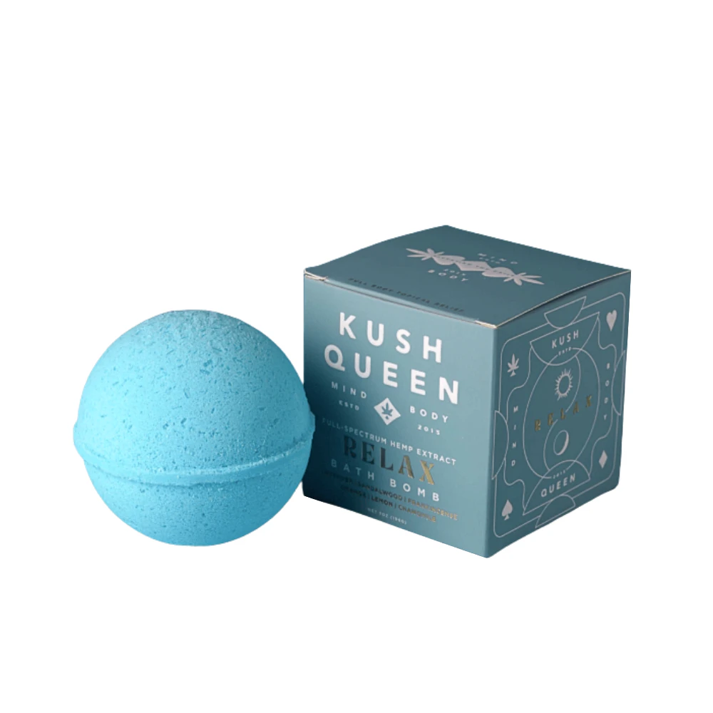 Kush Queen Bath Bomb - 73mg 2:1 THC:CBD Relax Pink Certz Bath Bomb - Kush Queen Main Image
