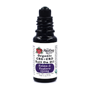 The Healing Rose | Relax & Restore CBD+CBG Roll On Oil | 250mg CBD