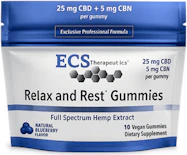 -Relax and Rest- 250mg | Full Spectrum Hemp Extract (CBD Gummies) | ECS Therapeutics