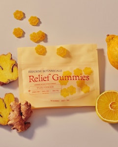 Reform Botanicals - Reform Botanicals | "Relief" Yuzu Ginger | 25MG CBD 5MG CBG 1MG THC | 10 Gummies