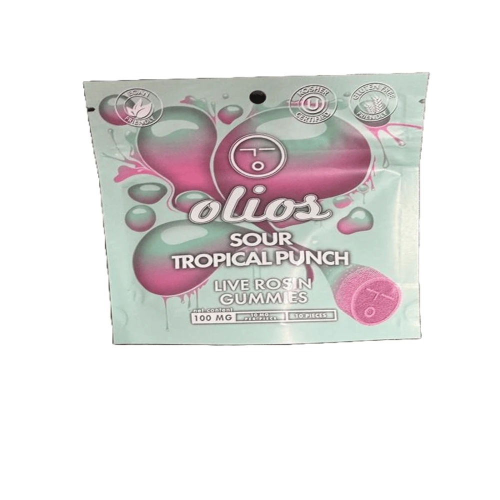 OLIO - Olio | Sour Tropical Fruit Punch | Live Rosin Gummies Main Image