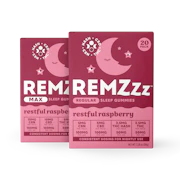 REMZzz - Restful Raspberry - Hash Infused Gummies - 100mg 20pk