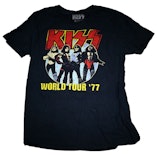 Retro Kiss band tee