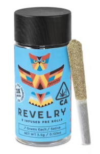 REVELRY - Revelry Infused 5pk Prerolls 3.5g Blackberry Lemonade