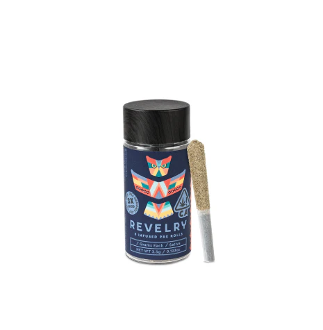 REVELRY - Revelry Infused 5pk Prerolls 3.5g Blackberry Lemonade Main Image