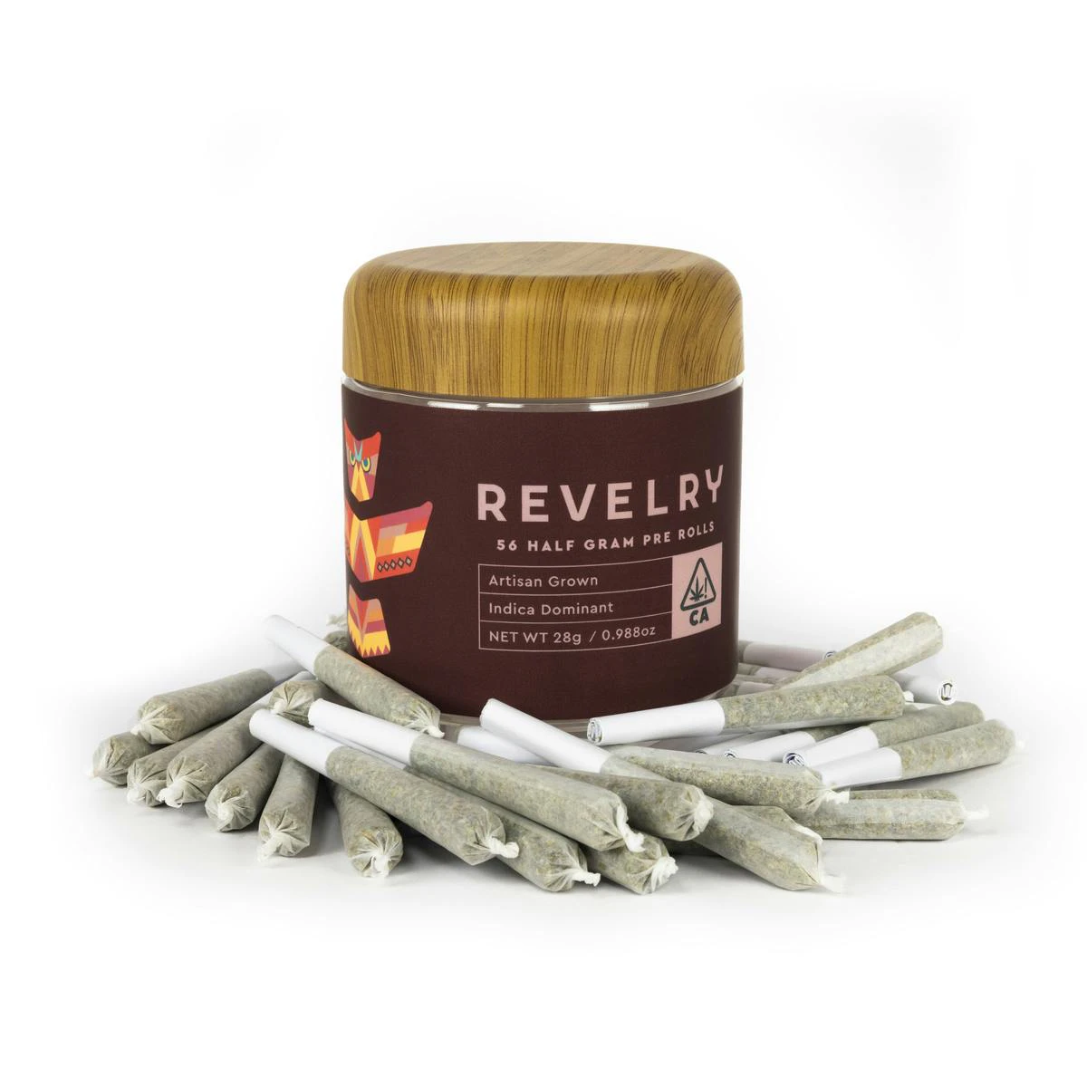 REVELRY - Revelry - 0.5g Pre Roll 56 pack (Cherry OG-Indica) Main Image