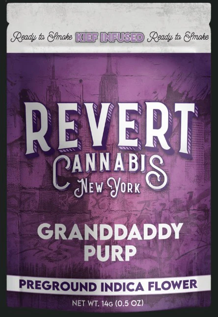Revert - Revert | Ground Flower | Kief Infused | Grandaddy Purp | 14G Main Image