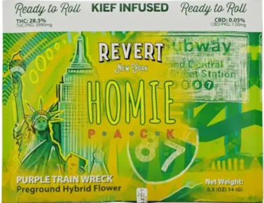 Revert | Ground Flower | Kief Infused | Purple Trainwreck | 14G