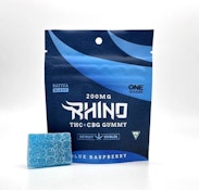 Rhino | (200MG THC / 50MG CBG) | Blue Raspberry
