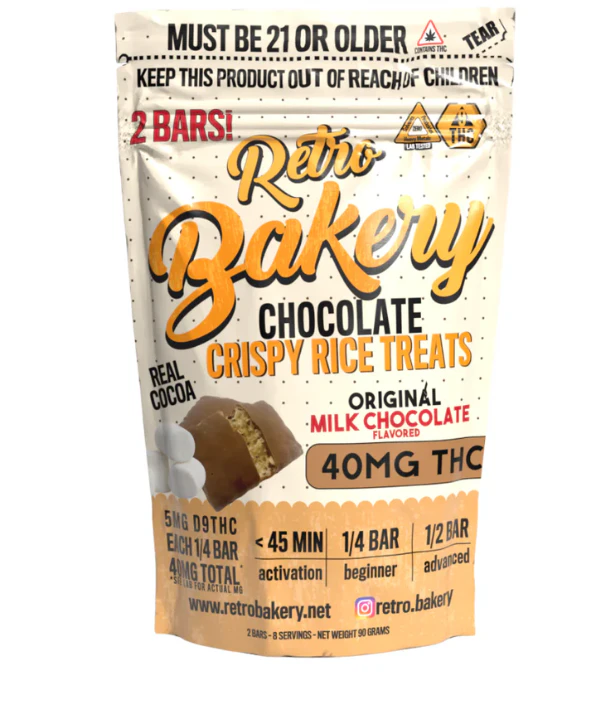 RETRO BAKERY - Retro Bakery | Chocolate Crispy Rice Treats | 5mg THC Main Image