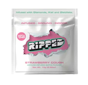 Ripped Strawberry Cough Infused Ground flower 14g