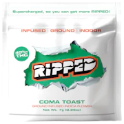 Coma Toast 7g Infused Preground Flower - Indica | Ripped