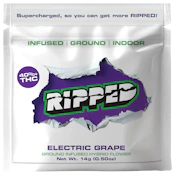 Electric Grape | Infused Pre-ground Flower | 14g | Ripped
