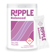  Ripple 10mg Unflavored Water THC Packets- Balanced