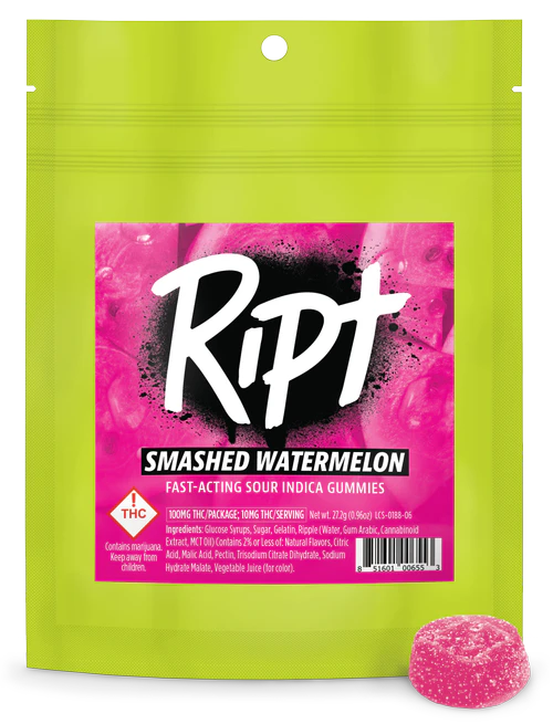 Ript - Ript - Smashed Watermelon - Indica - 100mg Main Image