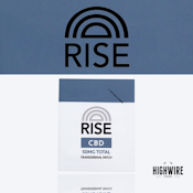 Rise Transdermal Patch CBD 50mg