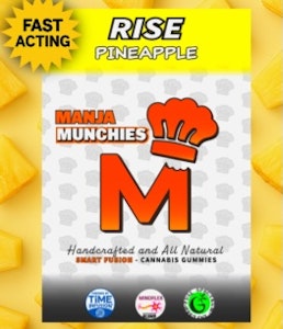 Manja Munchies - Rise Pineapple 10PK 100mg