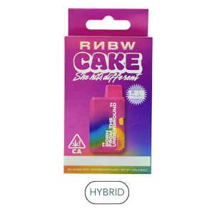 CAKE she hits different - Cake - RNBW - Distillate - Papaya Peach - RTU - 1.25g