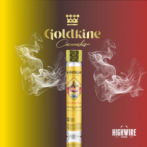 Goldkine Rock & Rye Gelato Bubble Hash Infused Preroll 1g