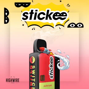 Stickee Swtich Disposable Rocket Pop X Sour Apple Diesel 4g