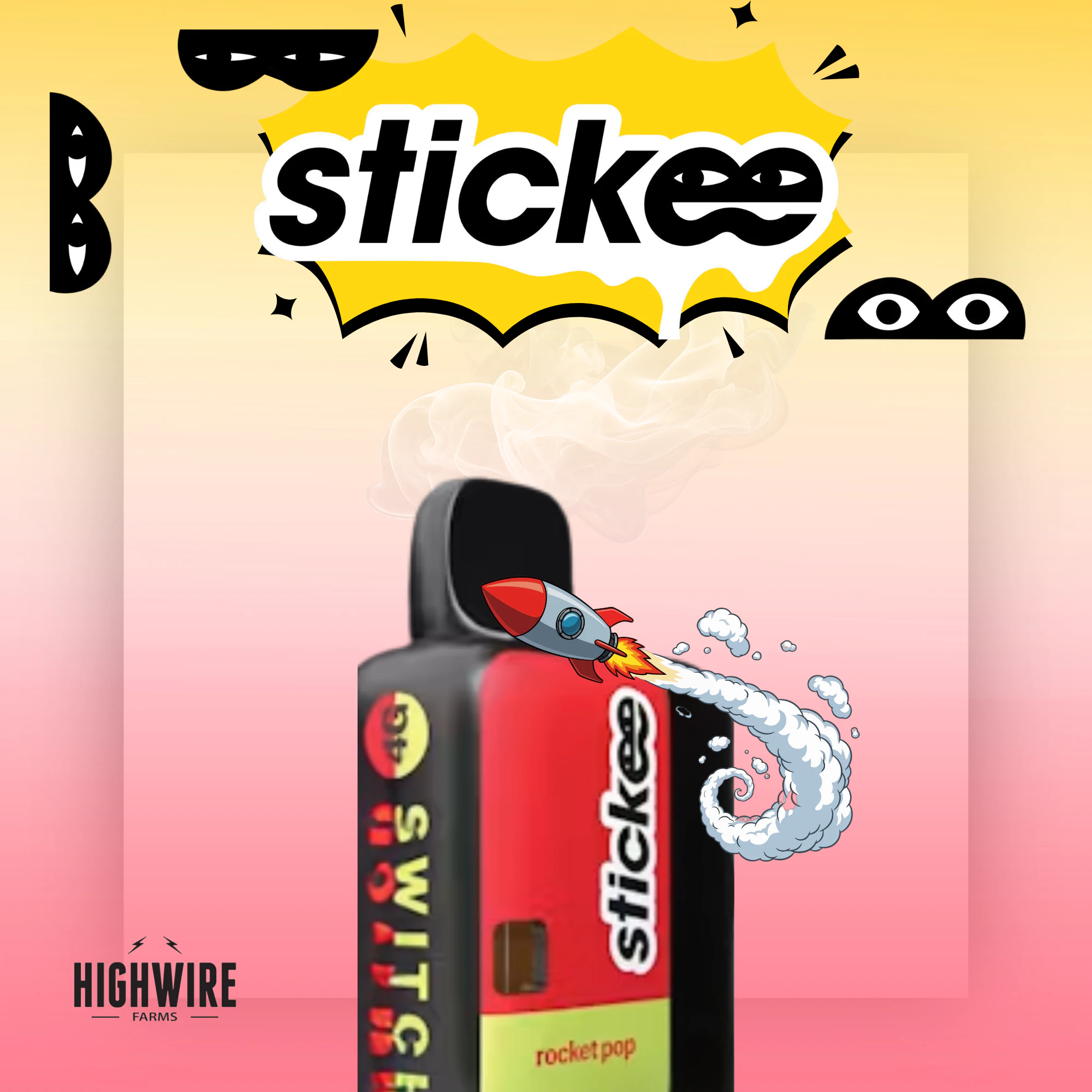 Stickee - Stickee Swtich Disposable Rocket Pop X Sour Apple Diesel 4g Main Image