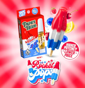 Papa's Herb - Papa's Herb - Rocket Pops - 1g Vape Cart