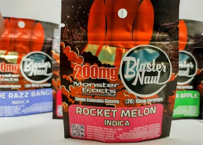 GUMMY - ROCKET MELON - 200MG BLASTERNAUT - MONSTER X