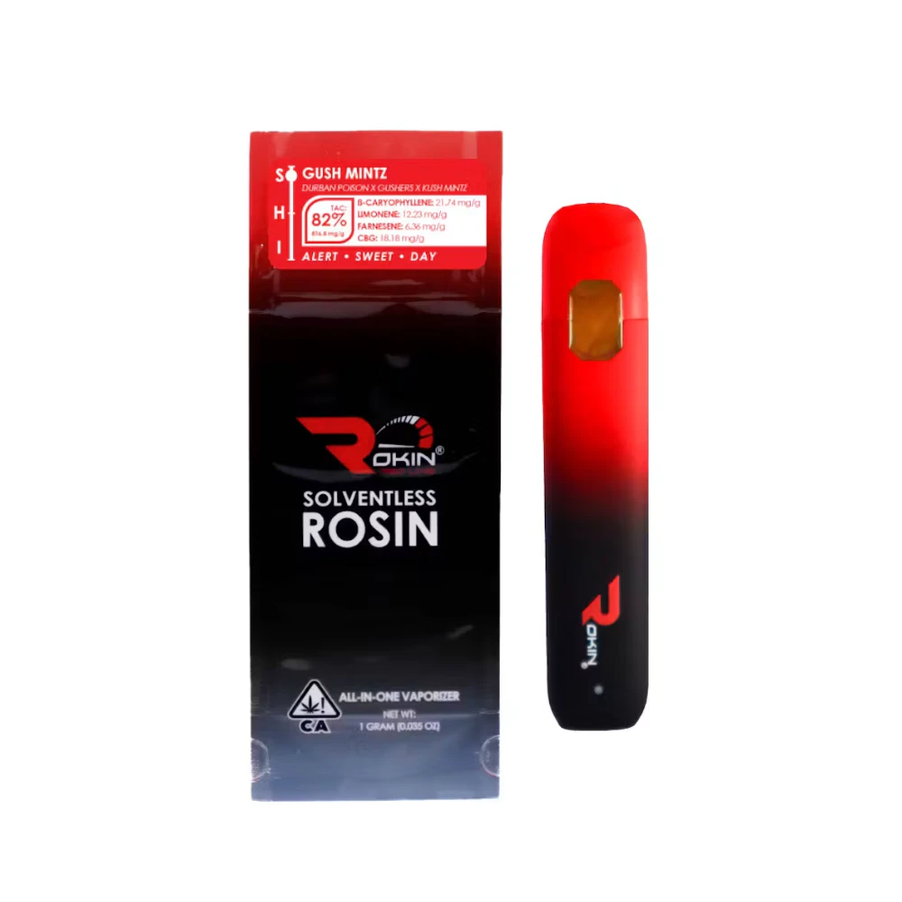 Rokin Cannabis - Rokin | Redline Rosin | Gush Mintz | AIO | Sativa |1g Main Image