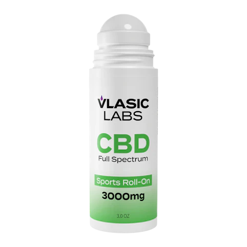 Vlasic - -Full Spectrum Sports Roll On- 3000mg | (CBD) - File Cabnet 4