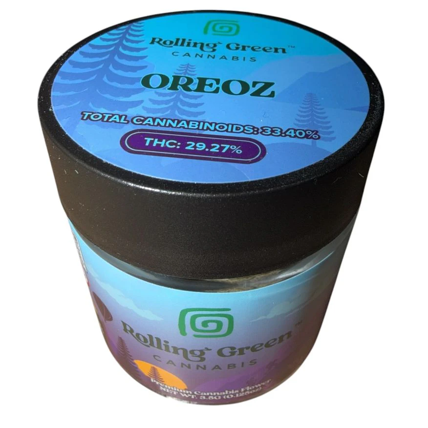Rolling Green - Oreoz 3.5g Flower Jar Main Image