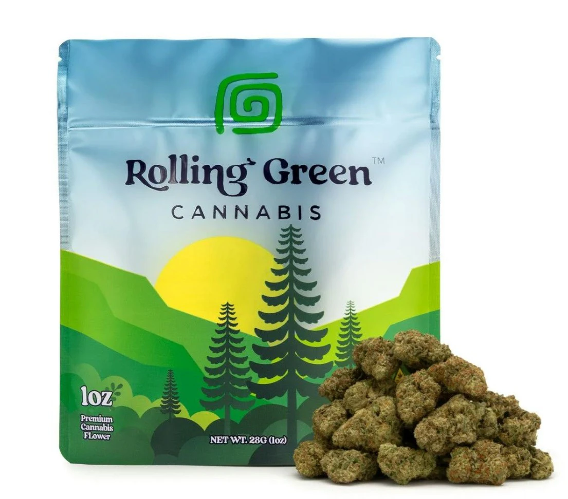 Rolling Green Cannabis - Rolling Green Cannabis Biscotti Whole Flower 1OZ Main Image