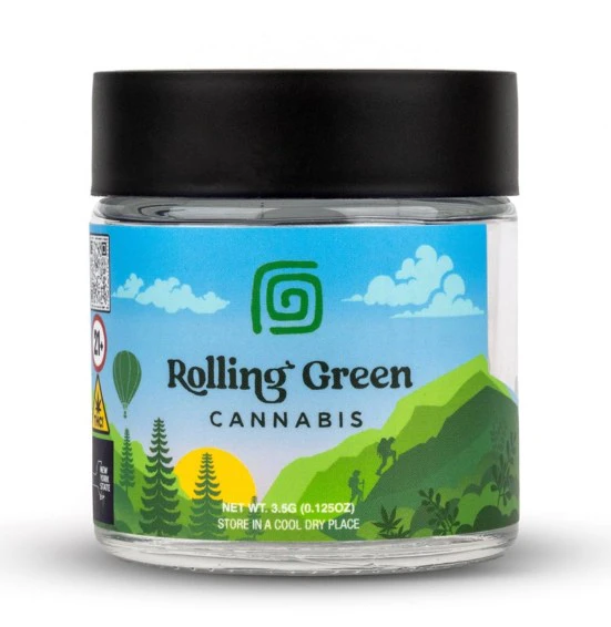Rolling Green Cannabis - Rolling Green Grape Scotti Whole Flower 3.5g Main Image