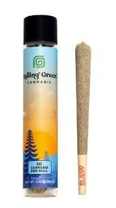 Rolling Green - Super Lemon Haze 1g Pre-Roll Main Image