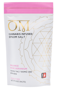OM - OM Rose Geranium Balance Bath Salts